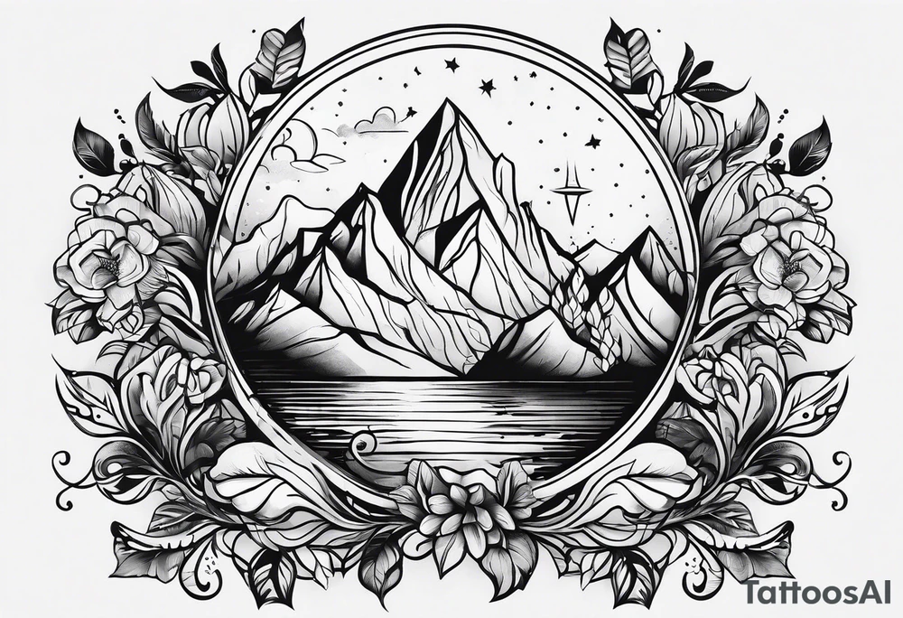 life is about love tattoo idea