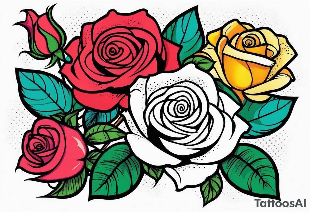 Roses tattoo idea
