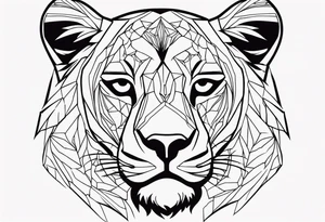 Lioness tattoo idea