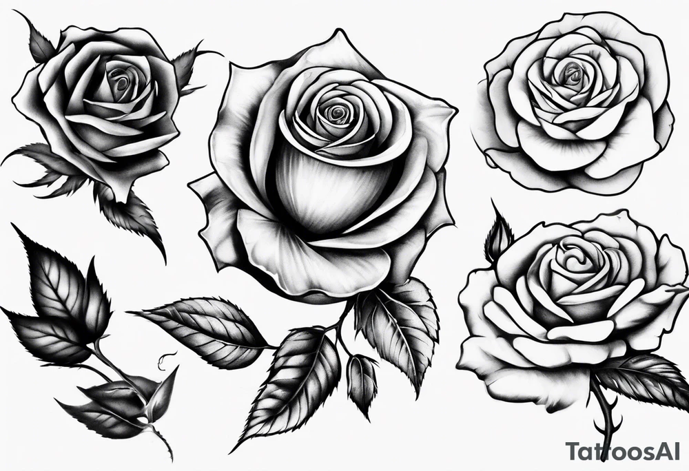 Rose tattoo idea
