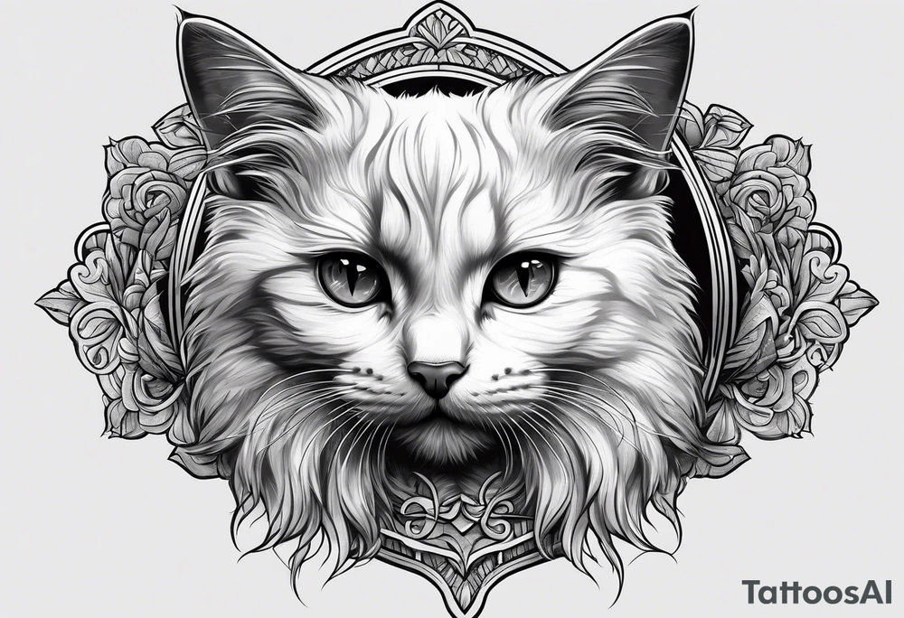 Kitten tattoo idea