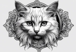 Kitten tattoo idea