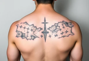The milky way but make it ethreal tattoo idea
