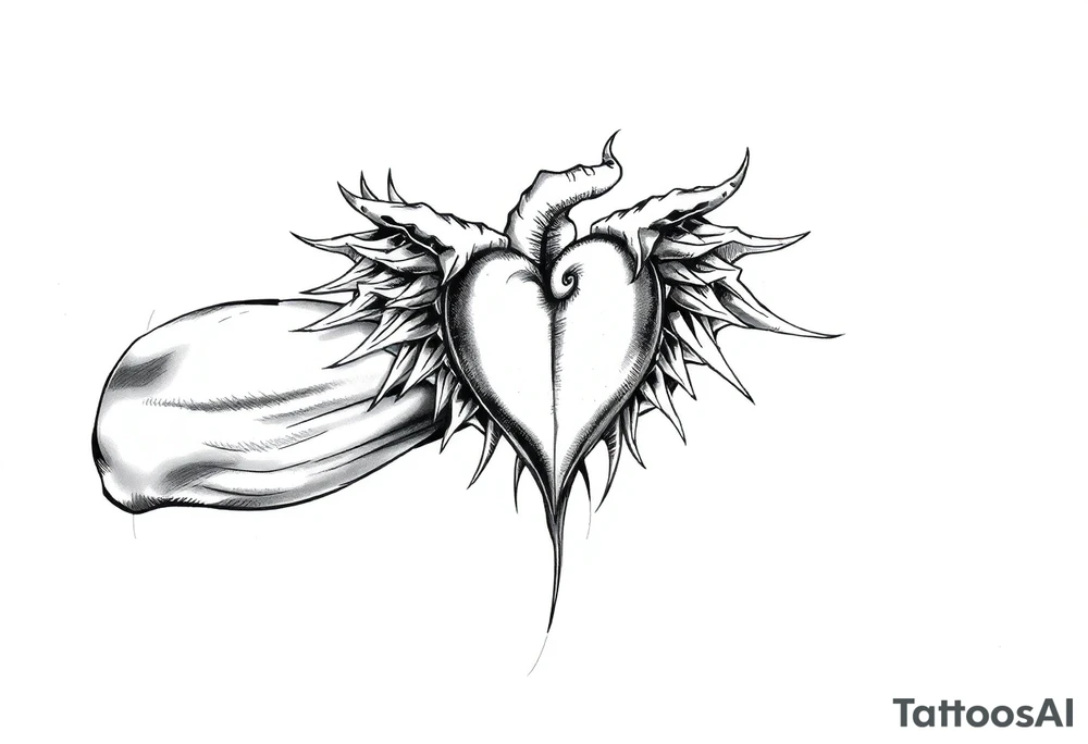 Heartless tattoo idea
