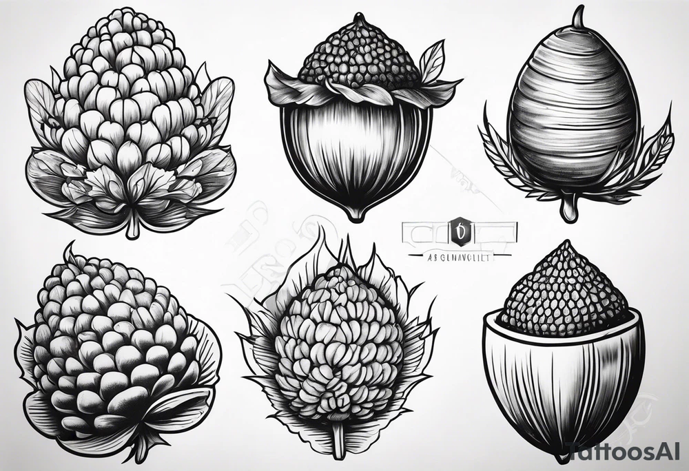Acorn tattoo idea