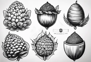 Acorn tattoo idea