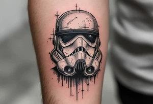 Japanese style storm trooper tattoo idea