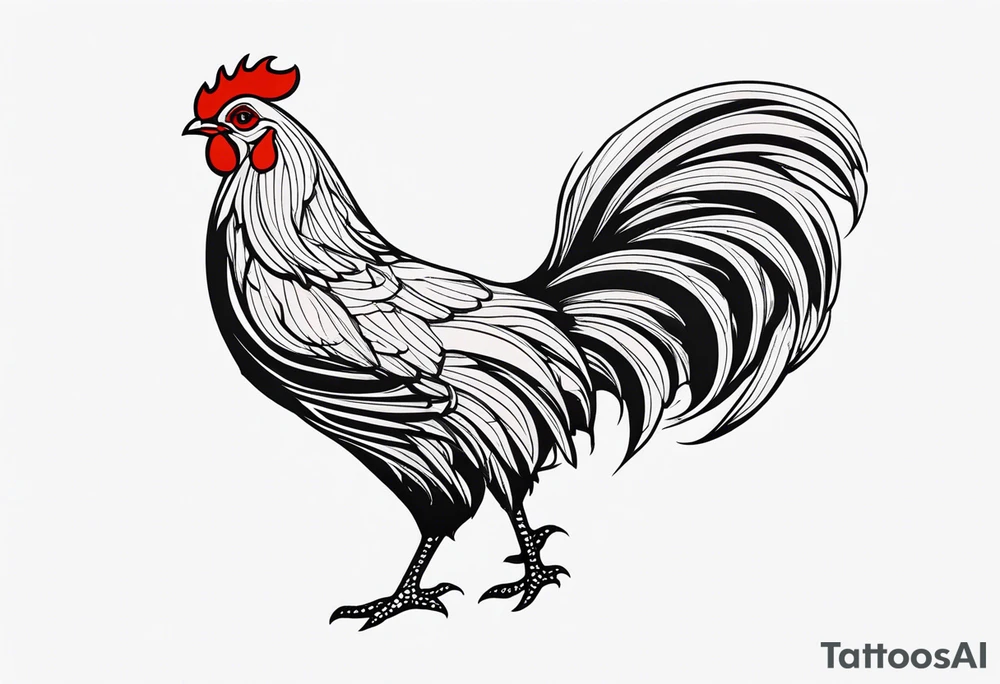 chicken tattoo idea