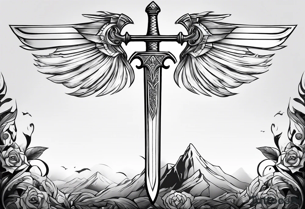 Greatsword from Elden ring tattoo idea