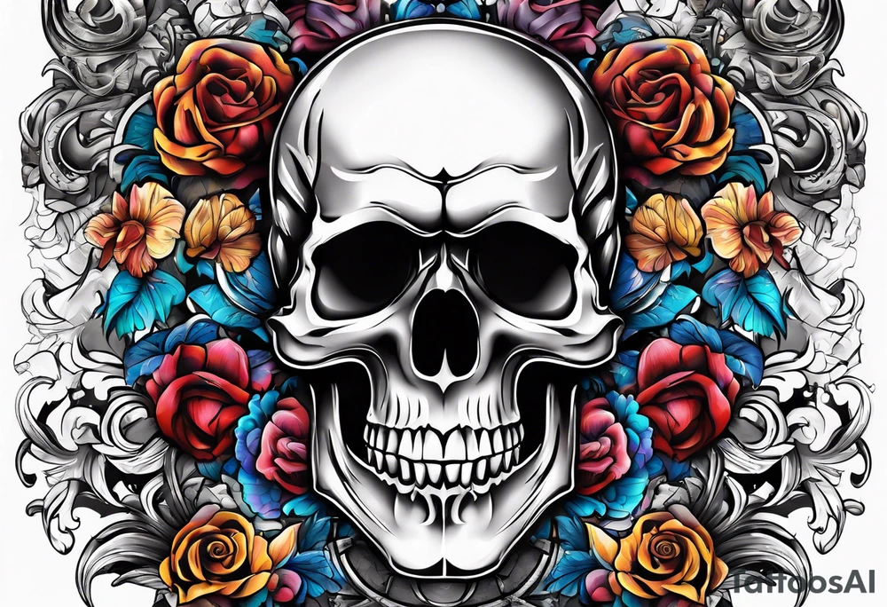 Autism, Skull tattoo idea