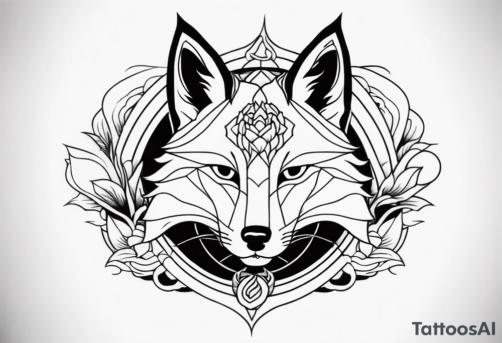 kitsune tattoo idea