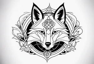 kitsune tattoo idea