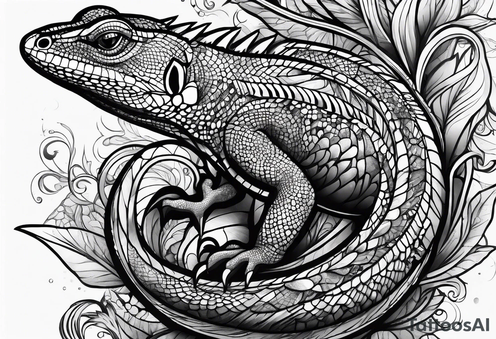 lizards tattoo idea