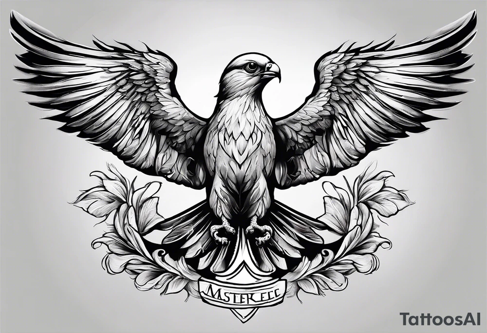 Fliegende weisse Taube tattoo idea