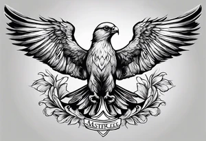 Fliegende weisse Taube tattoo idea