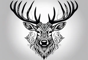 deer hunting tattoo idea