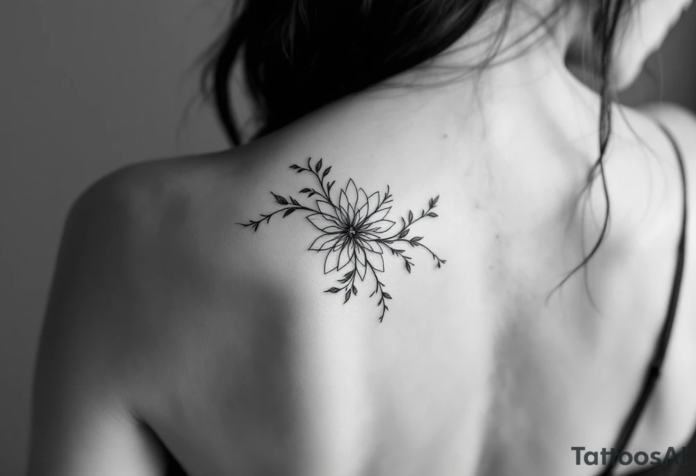 something very sexy but beautiful and elegant. covers the whole back tattoo idea