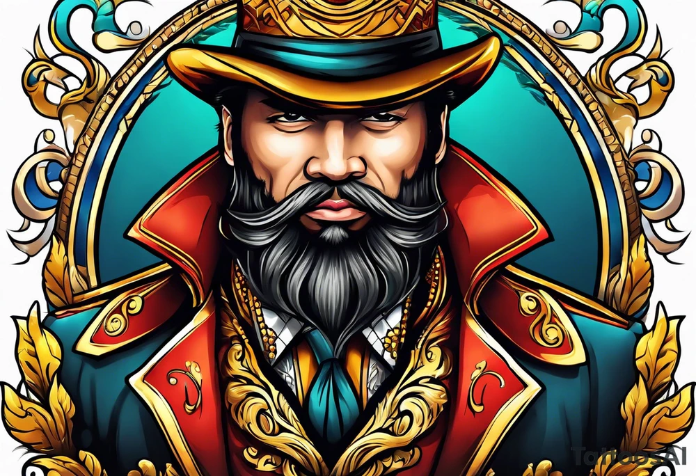 Pimp coat tattoo idea