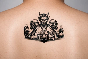 Meth chemists with devil tattoo idea