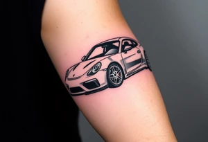 Make me something car related tattoo idea