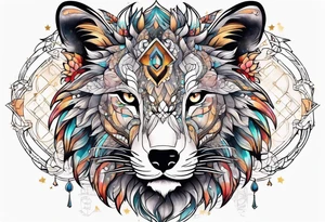 Constellation, animal tattoo idea