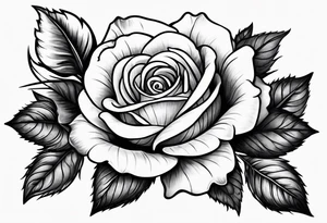 Tiny roses on shoulders tattoo idea