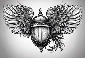 acorn, wings tattoo idea