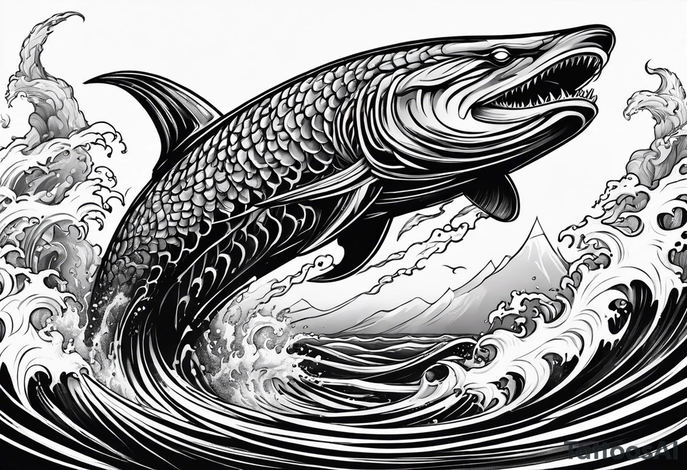 Evil leviathan tattoo idea