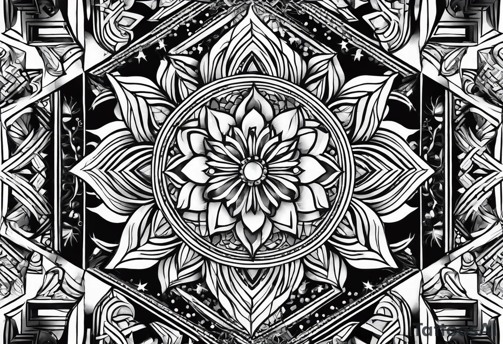 background design tattoo idea