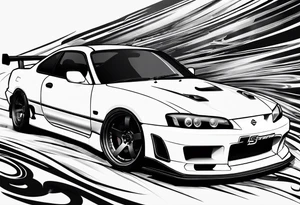 Nissan silvia S15 logo tattoo idea