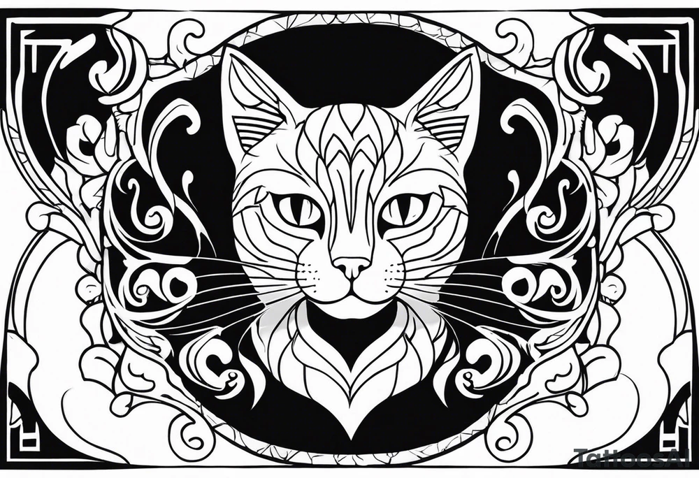 Cat meow tattoo idea