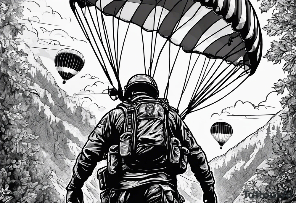 paratrooper, Slovan Bratislava, J.A.L., number 22 tattoo idea