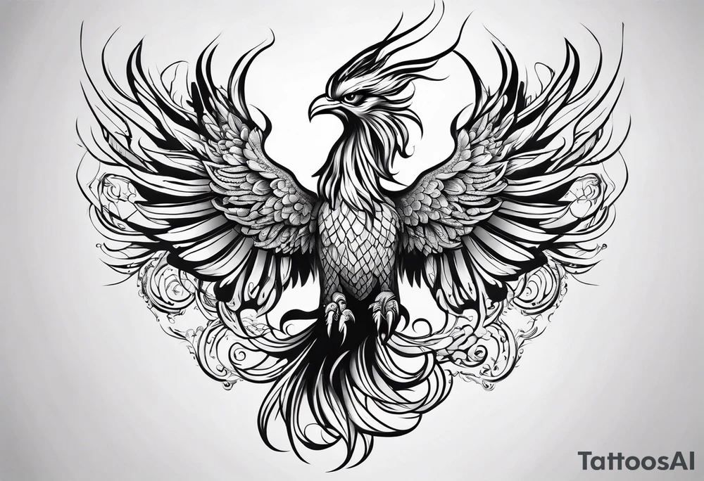 Phoenix tattoo idea