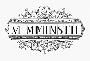 My birthday 9/23/2005 in Roman numerals tattoo idea