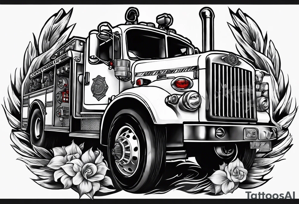 Firefighter rebirth tattoo idea
