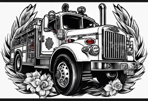 Firefighter rebirth tattoo idea
