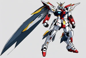 would like a gundamwing wing zero embedded with samurai forarm tatoo tattoo idea