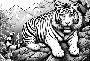 tiger tattoo idea