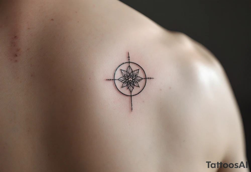 A tattoo that gives off fashion, and streetwear tattoo idea