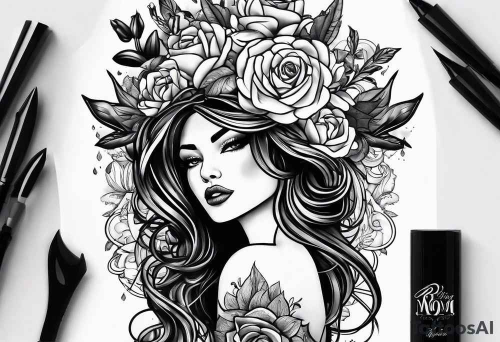 Rip mom tattoo idea