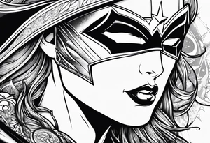 beachbum superhero tattoo idea