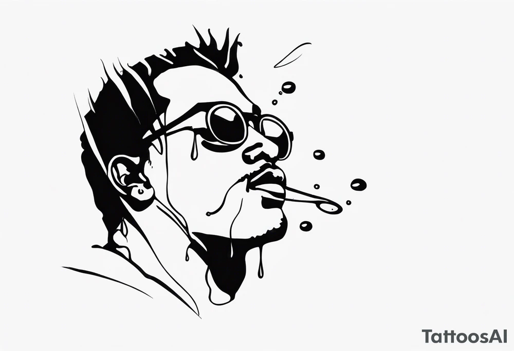 Tears bouncing off soul maN DUDE tattoo idea