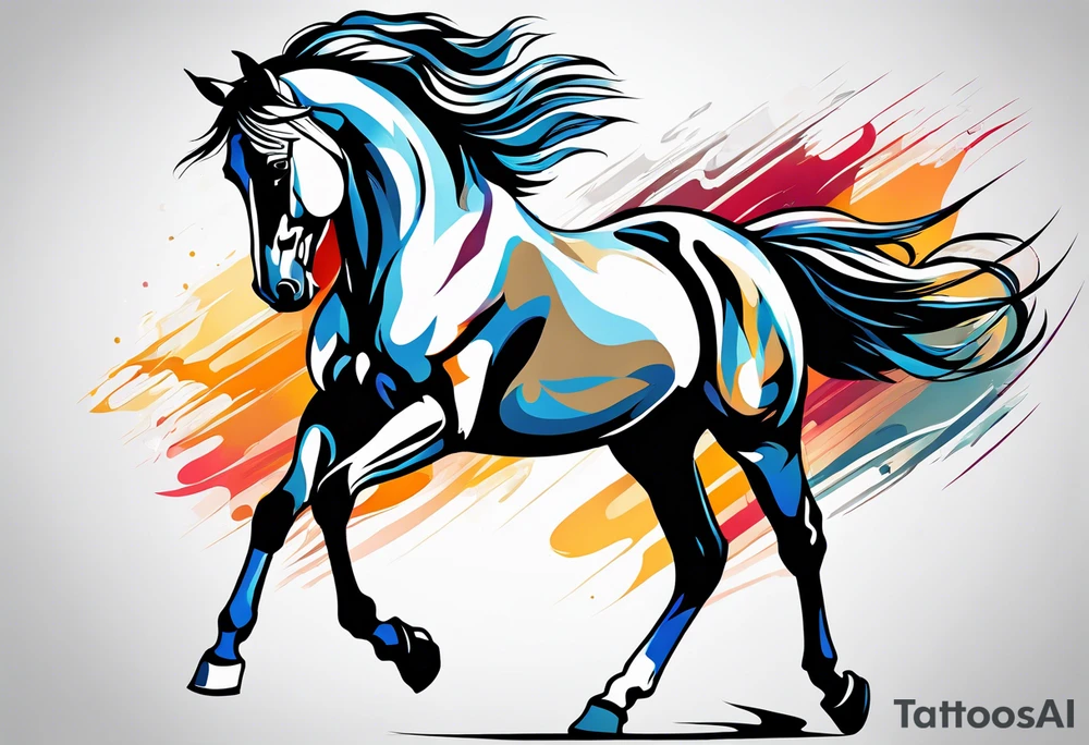 horse tattoo idea