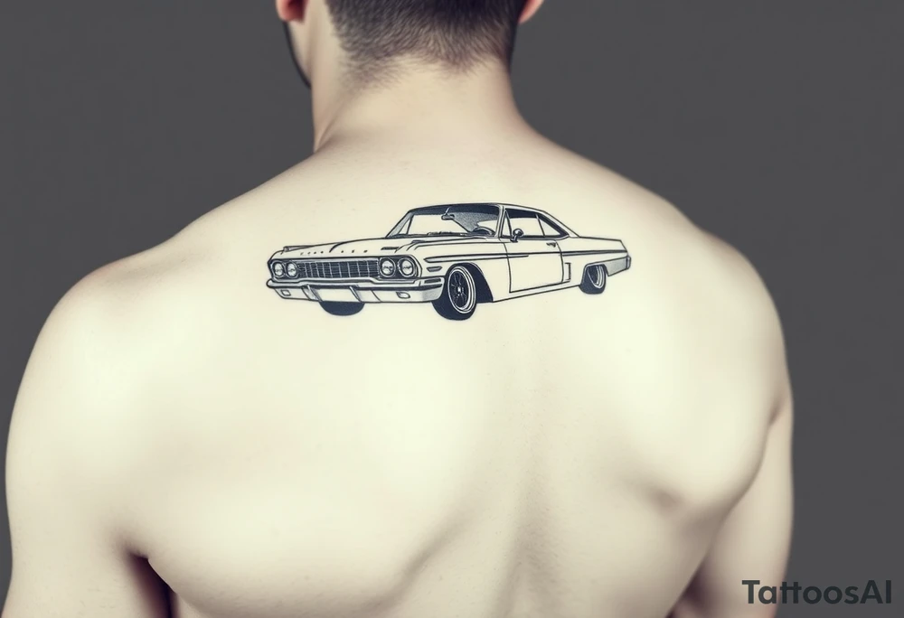 Lowrider cars tattoo idea