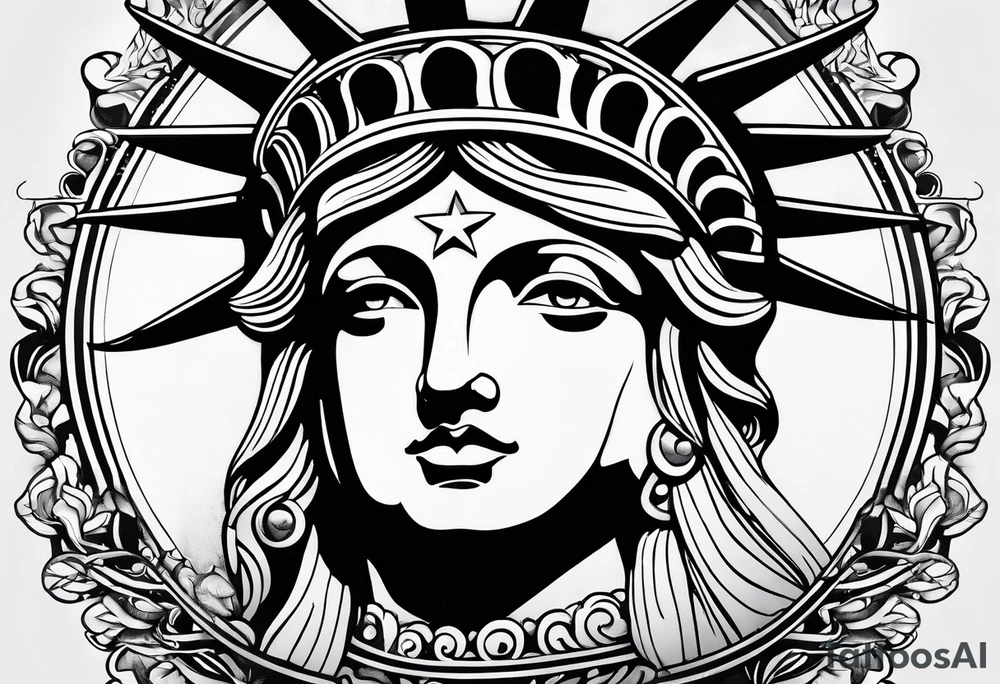liberty tattoo idea