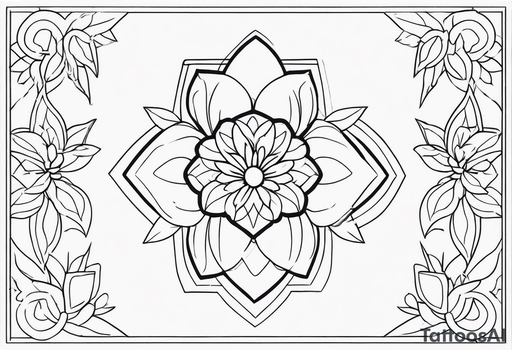 thin line tattoo idea