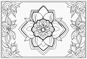 thin line tattoo idea