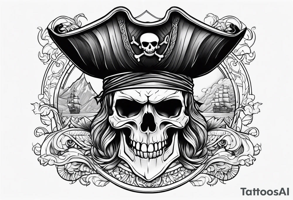 pirate tattoo idea