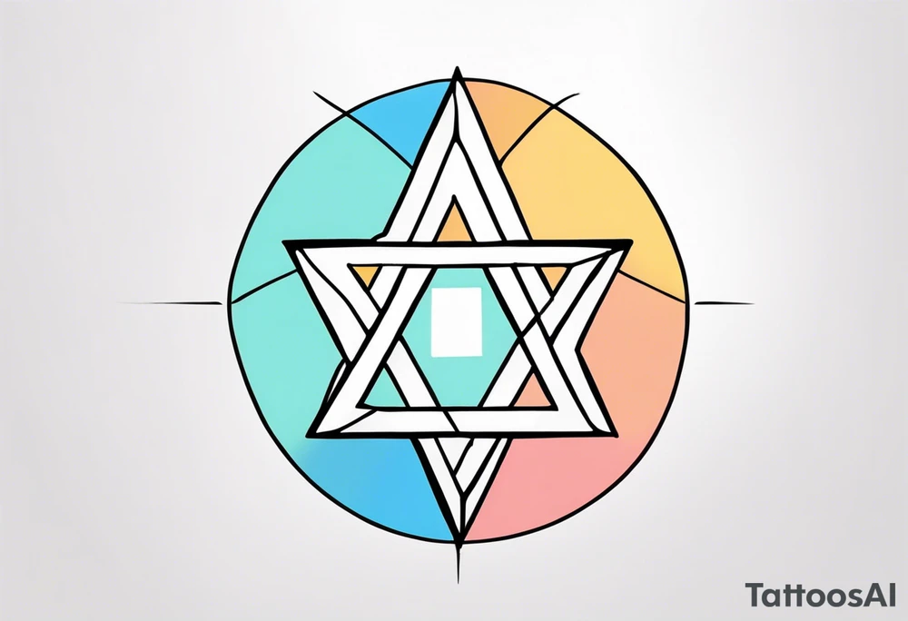 star of david tattoo idea
