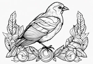 Sexy chick tattoo idea